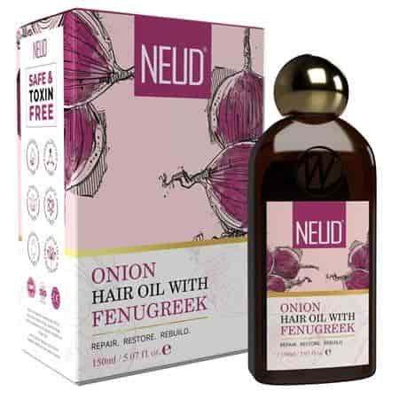 Buy NEUD Premium Onion Hair Oil with Fenugreek