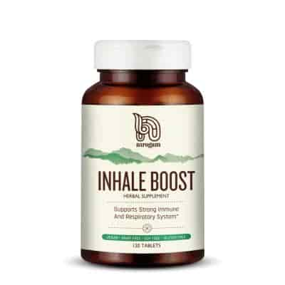 Buy Nirogam Inhale Boost 120 tablets for Lungs Support Sinus and Allergies