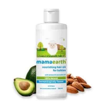 Buy Mamaearth Nourishing Hair Oil for Babies with Almond & Avocado Oil