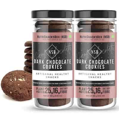 Buy Nutrisnacksbox Dark Chocolate Cookies 165 Grams X 2 Nos