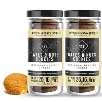 Buy Nutrisnacksbox Dates & Nuts Cookies 165 Grams X 2