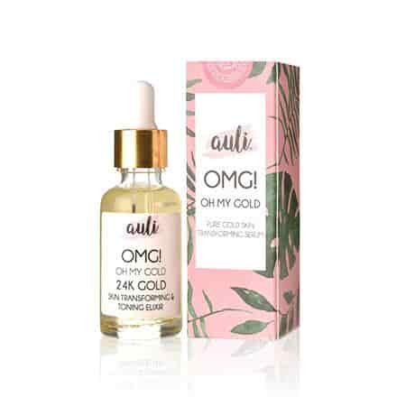 Buy Auli OMG 24k Gold Flakes Face Serum