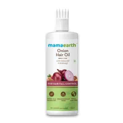 Buy Mamaearth Onion Hair Oil for Hair Regrowth & Hair Fall Control