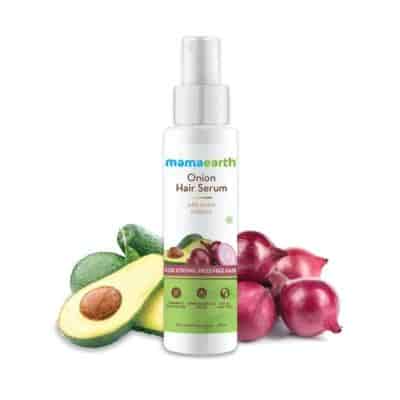 Buy Mamaearth Onion Hair Serum with Onion & Biotin for Strong, Frizz-Free Hair