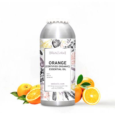 Buy VedaOils Orange Certified Organic Essential Oil