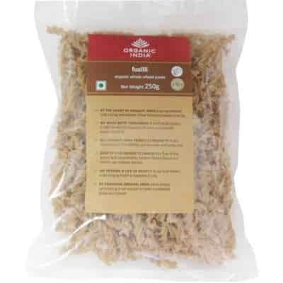 Buy Organic India Fusilli Organic Whole Wheat Pasta