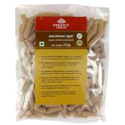 Buy Organic India Maccheroni Rigati Organic Whole Wheat Pasta