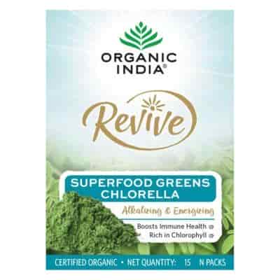 Buy Organic India Revive Superfood Greens Chlorella