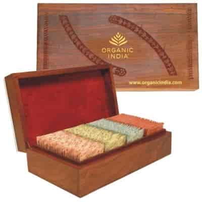 Buy Organic India Super Deluxe Wooden Box