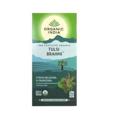 Buy Organic India Tulsi Brahmi Tea Bags