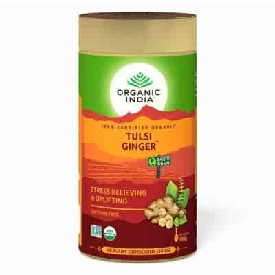Buy Organic India Tulsi Ginger Tin