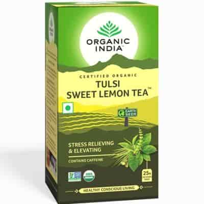 Buy Organic India Tulsi Sweet Lemon Tea Bags