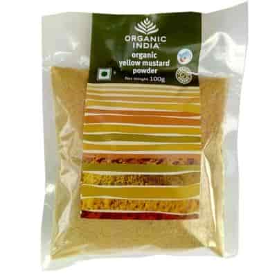 Buy Organic India Yellow Mustard Powder