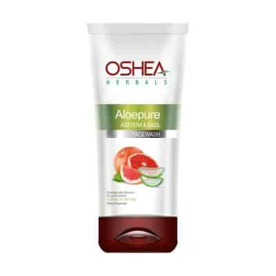 Buy Oshea Herbals Aloepure Aloevera and Basil Face Wash