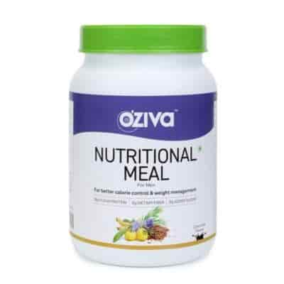 Buy Oziva Nutritional Meal Men High Protein Meal Replacement Shake With Ayurvedic Herbs 500 Grams 16 Servings