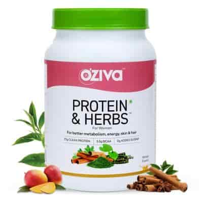 Buy Oziva Protein & Herbs For Women 500 Grams 16 Servings