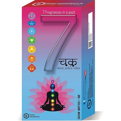 Buy Parag Fragrances 7 Chakra Incense Sticks