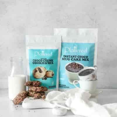 Buy Plattered Choco Chunk Cookie Mix+Instant Choco Mug Cake Mix 215 Grams+315 Grams