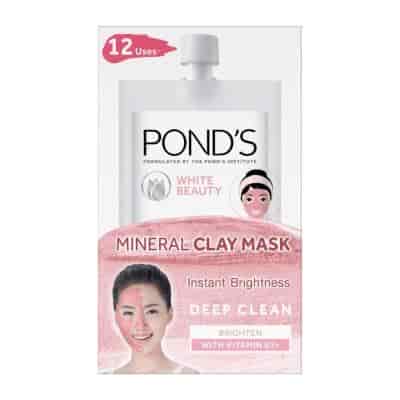 Buy Ponds White Beauty Instant Brightness Vitamin B3+ Mineral Clay Mask