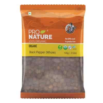 Buy Pro Nature 100% Organic Black Pepper ( Whole )