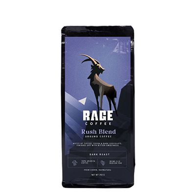 Buy Rage Ground Coffee Rush Blend - 250 gm
