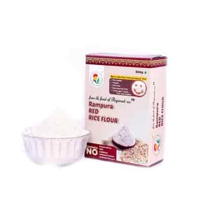 Buy Rampura Organics Red Rice Flour Rampura Pack of 2