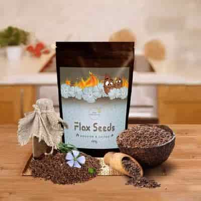 Buy Raw Essentials Roasted & Salted Flax seeds
