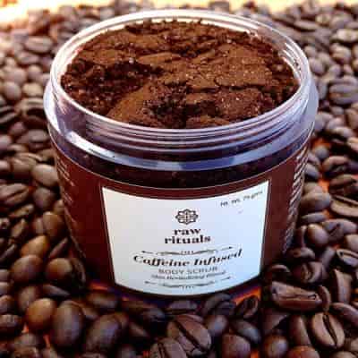 Buy Raw Rituals Chemical Free Caffeine Infused Body Scrub For All Skin Type