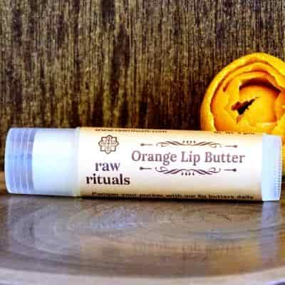 Buy Raw Rituals Chemical Free Orange Lip Butter