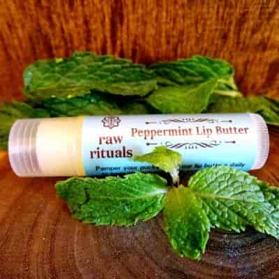 Buy Raw Rituals Chemical Free Peppermint Lip Butter