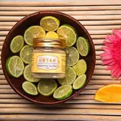 Buy Rejuvenating Ubtan Dazzle D Tan Face Pack 100% Pure & Chemical Free
