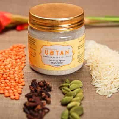 Buy Rejuvenating Ubtan Grains & Spices Body Scrub 100% Pure & Chemical Free