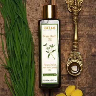 Buy Rejuvenating Ubtan Nine Herb Oil Herb Enriched & Hair fall control oil