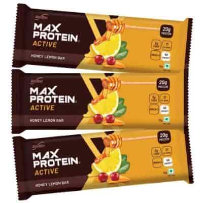 Buy RiteBite Max Protein Active Honey Lemon Bar Pack of 3