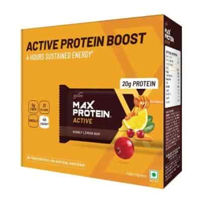 Buy RiteBite Max Protein Max Protein Active Honey Lemon Bars Pack of 6