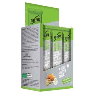 Buy RiteBite Max Protein Nuts & Seeds Bar Pack of 12