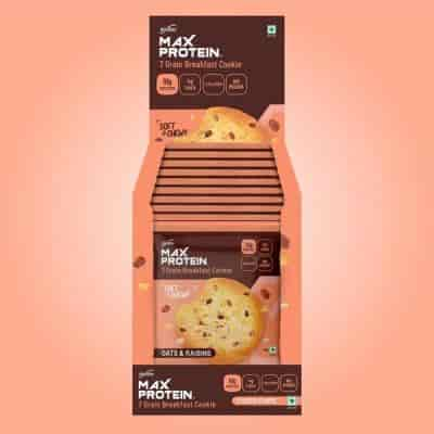 Buy RiteBite Max Protein Oats And Raisins Cookies Pack of 12