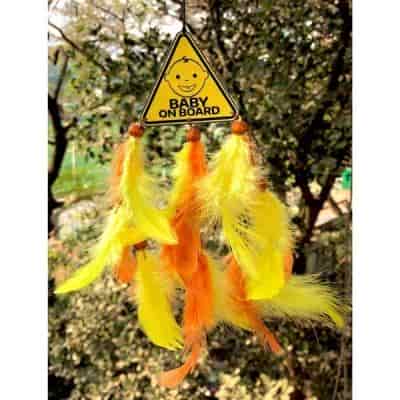 Buy Rooh Dream Catchers Baby On Board Canvas Car Handmade Hangings