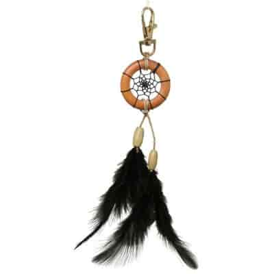 Buy Rooh Dream Catchers Black Wood Key Chain Handmade Key Chain