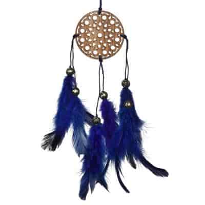 Buy Rooh Dream Catchers Carved Blue Car Hanging Handmade Hangings