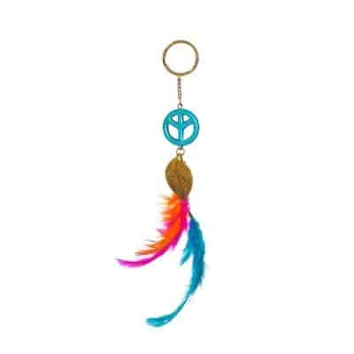 Buy Rooh Dream Catchers Handmade Key Chain Peace Pink Orange