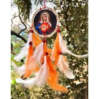 Buy Rooh Dream Catchers Mother Mary Canvas Car Handmade Hangings