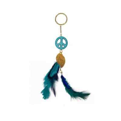 Buy Rooh Dream Catchers Peace Blue Green Handmade Key Chain
