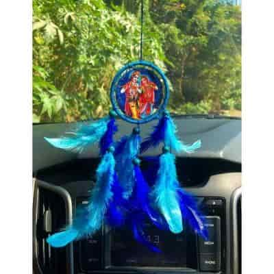 Buy Rooh Dream Catchers Radha Krishna Canvas Car Handmade Hangings