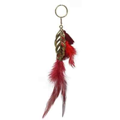 Buy Rooh Dream Catchers Red Leaf Key Chain