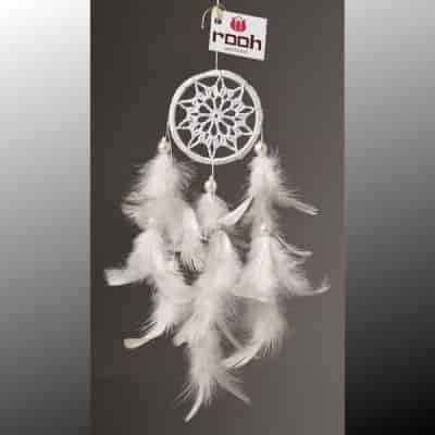 Buy Rooh Dream Catchers White Crochet Car Hanging Handmade Hangings for Positivity