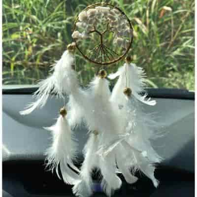 Buy Rooh Dream Catchers White Healing Tree Handmade Hangings for Positivity