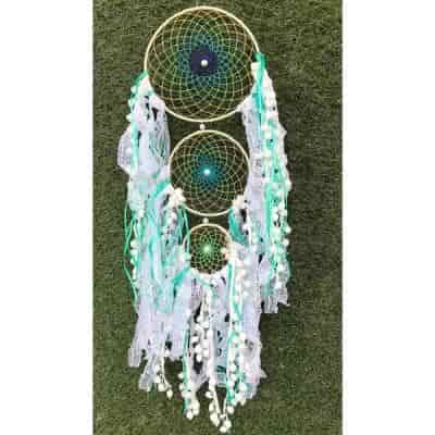 Buy Rooh Dream Catchers Wooden Pearls with Buddha Handmade Hangings for Positivity