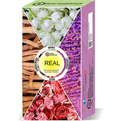 Buy Parag Fragrances 4 in 1 Rose  Mogra  Sandalwood and Lavender Real Incense Sticks