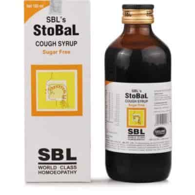 Buy SBL Stobal Cough Syrup Sugar Free